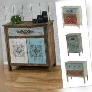 Kommode Aveiro Sideboard Schubladenschrank Schrank Shabby-Look, Vintage