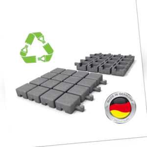 Pflastersteine (100% recycelter Kunststoff)  50cm x 50cm Pflastersteinelement
