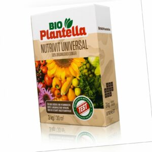 Bio Plantella 3 kg Universaldünger 100% Organischer Dünger
