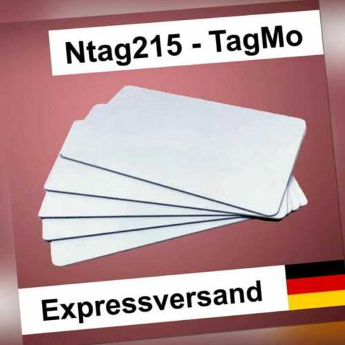 1-20 Stück: Ntag215 (wie Amiibo) 540 Byte Karte NFC Tag card Android, TagMo, iOS