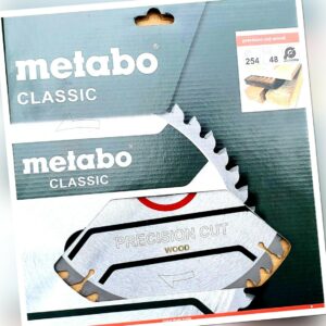 Metabo Kreissägeblatt Sägeblatt Classic Tisch Kappsäge 254 x30 mm 48 Zähne HW/CT