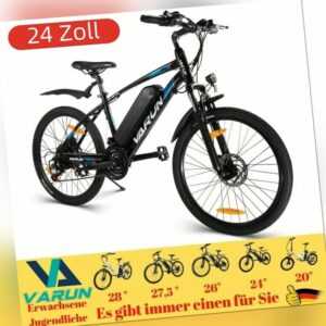 Elektrofahrrad Mountainbike ebike 24" EBike für Erwachsene/Jugendliche E-Fahrrad