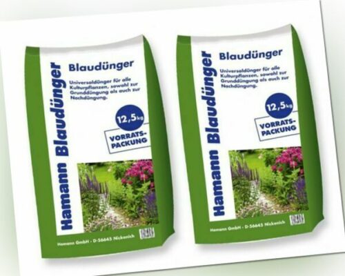 (1,48€/1kg) Hamann Blaudünger 25 kg Dünger Universal Volldünger Blaukorn