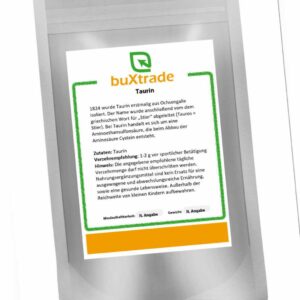 4x 500g | Taurin |  Pulver | Aminosäure | Nutrition | Taurine | Buxtrade
