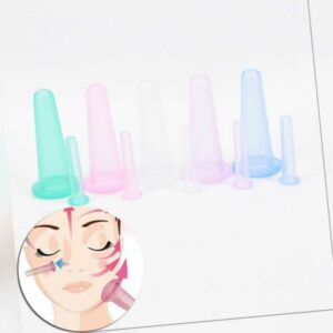 Cup Gesichts Gesicht Auge Silikon Schröpfen Vakuum 'Saug Lifting Massage