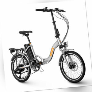 E-Faltrad 20 Zoll Klapprad Faltrad E-bike 36V 13Ah Akku Elektrofahrrad Pedelec