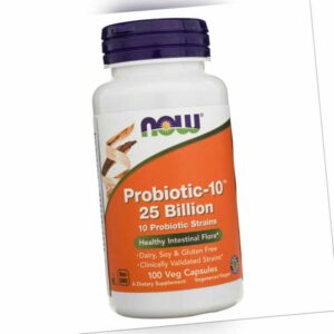 NOW FOODS Probiotisch-10 (probiotisch) 25 Milliarden Probiotic 100 Kapseln