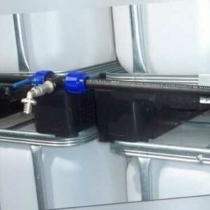 IBC Wassertank Verbindungsset 25mm Rohr 3/4" Wasserhahn Frostsicher S 60x6mm