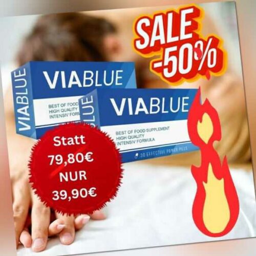 HOT SALE  VIABLUE 60 POWER PILLEN 🔥 FÜR MANN🔥 STARKES POTENZMITTEL HOCHDOSIERT