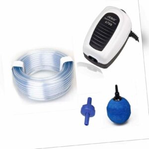 JEBO Teichbelüfter - Set 1, Luftpumpe Teich Aquarium Belüfter Sauerstoff Pumpe