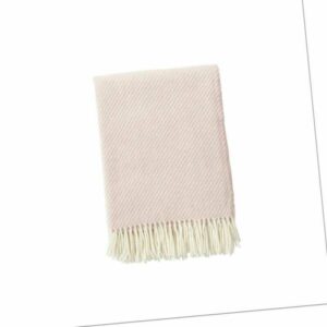 Wolldecke Classic rosa Wolle Kuscheldecke Wohndecke 130 x 200 cm