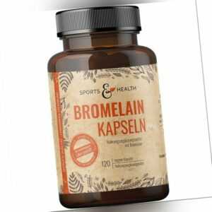 Bromelain 120 Kapseln Enzyme aus Ananas - hochdosiert - Vegan