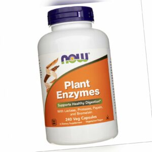 Now Foods Plant Enzymes 240 Kaps