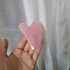 Gua Sha Massagestein rosa NEU