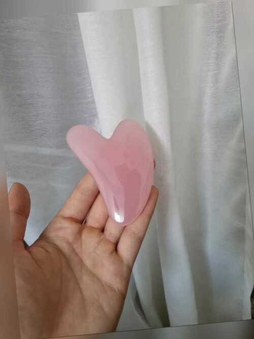 Gua Sha Massagestein rosa NEU