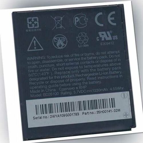 Original HTC Desire HD Akku Batterie Accu BD26100