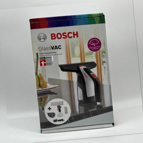 Bosch GlassVAC Akku Fenstersauger Premium Set für Fenster Dusche Spiegel NEU OVP