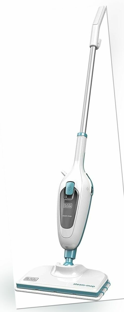 Black+Decker Dampfbesen Mop Bodenwischer Dampfreiniger Dampfreinigungsgerät