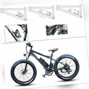 Trinkflaschenakku Rahmenakku 36V 7,5AH, Pedelec e bike e-bike Akku Batterie
