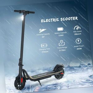 Elektro Scooter 250W Elektroroller Faltbar Aluminium E-Scooter 5000 mAh 25KM/H