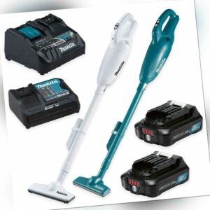 Makita Akku-Staubsauger CL108FD 12V | grün weiß | Akkus Ladegerät wählbar