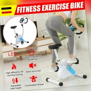 Home Heimtrainer Fahrrad Ergometer Cardio Fitness-Bike Trimmrad Indoor Cycling