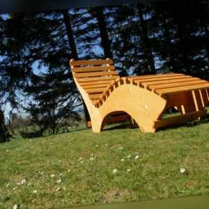 Himmelsliege Waldsofa Relaxliege Holzliege Gartenliege Sonnenliege Ruhe - Vroni