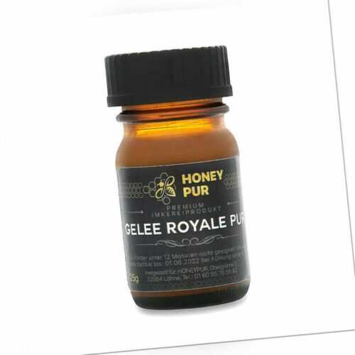 25 gr Gelée Royale Imkerqualität Naturprodukt ohne Zusätze reich an Vitamin B