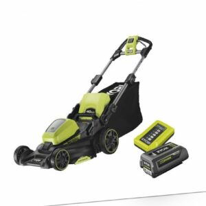 Ryobi 5133005496 RY36LM40A-140 Akku-Rasenmäher inkl. 4,0 Ah Akku & Ladegerät