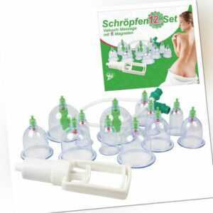 Vakum Set Schröpfgläser 12 er