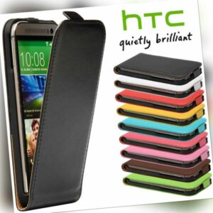 HTC One M8  Hülle Tasche Book Schutz Etui Cover Flip Case