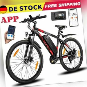 E-Bike mit APP Elektrofahrrad 27,5 Zoll Mountainbike MTB Shimano Herren Pedelec