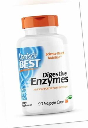 Doctor's Best, Digestive Enzymes, 90 Veg. Kapseln - Blitzversand