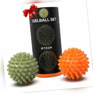 Igelball Set / Massageball hart & weich / Noppenball Massage Ball Fußmassage