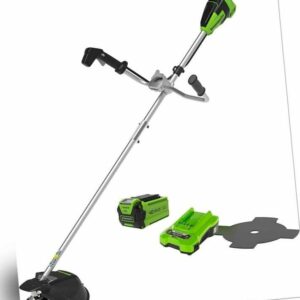 40V Akku Rasentrimmer Freischneider 40cm Greenworks mit 2,5Ah Batterie & Ladeger