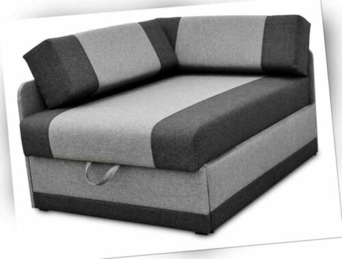 Sofa VAXER mit Schlaffunktion Amerikanischer ausklappbarer Sessel Ecksofa Grau