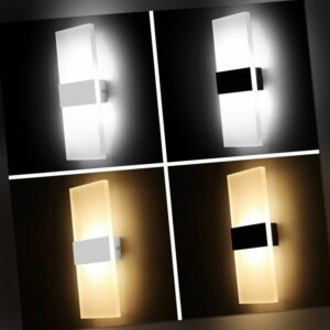 Modern LED Wandleuchte Wandlampe Flur Strahler Up Down Innen 6/12W Leuchte DHL