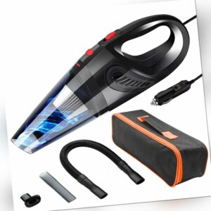 12V Auto Handstaubsauger 120W Mini Staubsauger Nass&Trocken Reinigung Zubehörset