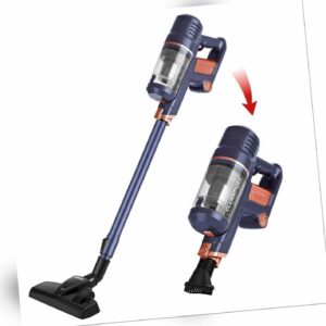 CLEANmaxx Akku-Hand-und Stielstaubsauger Akku-Zyklon-Staubsauger Extra starker
