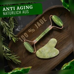 gua sha stein und Gesichtsroller set
