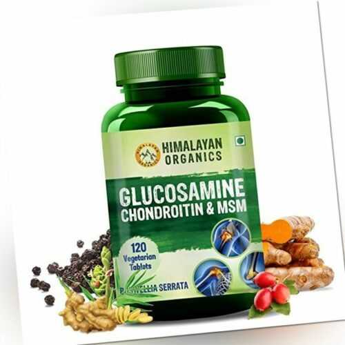 Himalayan Organics Glucosamin Chondroitin Msm Tabletten Für Schmerzen Entlastung