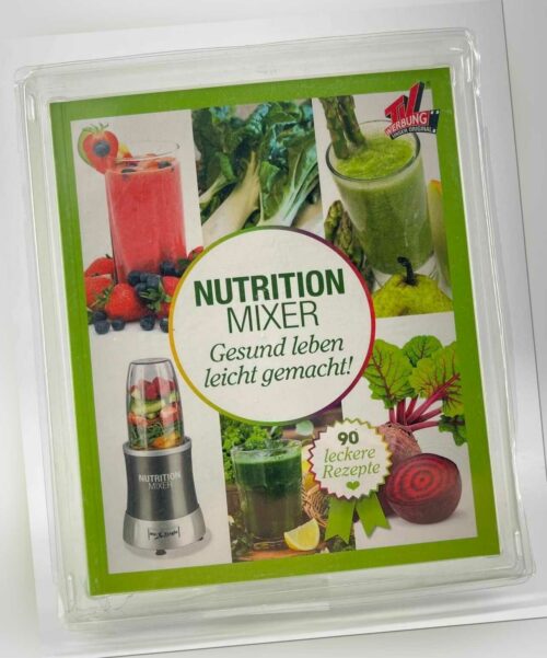 Nutrition Mixer Rezeptbuch Kochbuch Gesund Leben Leicht Gemach Mr MAGIC NEU *