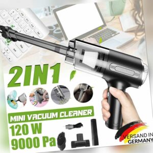 120W Kabellos Handstaubsauger Staubsauger Nass&Trocken Akku Für-Auto Büro Haus!