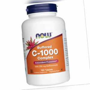 Now Foods Vitamin C-1000 gepufferter Komplex - 180 Tabletten