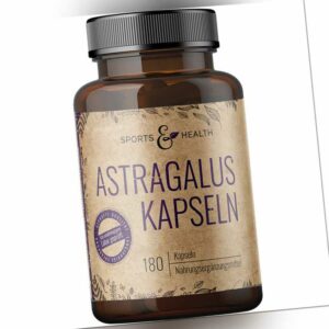 Astragalus Kapseln Hochdosiert - 180 Kapseln - Tragantwurzelpulver