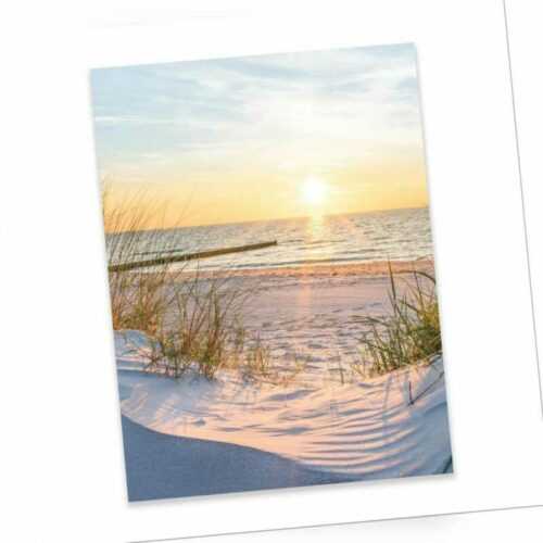 Poster Strand Meer 30x40 / 50x70 / 70x100 Hochformat OHNE RAHMEN XXL Wandposter