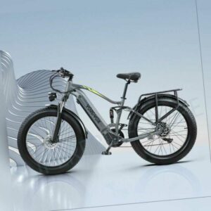E bike 26 Zoll Elektrofahrrad 1000W E Fahrrad Fatbike 45km/h Pedelec 48V18AH mtb