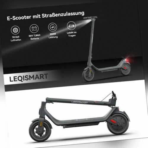 10 Zoll E-Scooter mit Straßenzulassung ABE 350W Elektroroller Escooter Roller