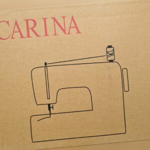 Carina Saphir Computer Nähmaschine, Saphira, weiß/blau - Neu & OVP, Händler