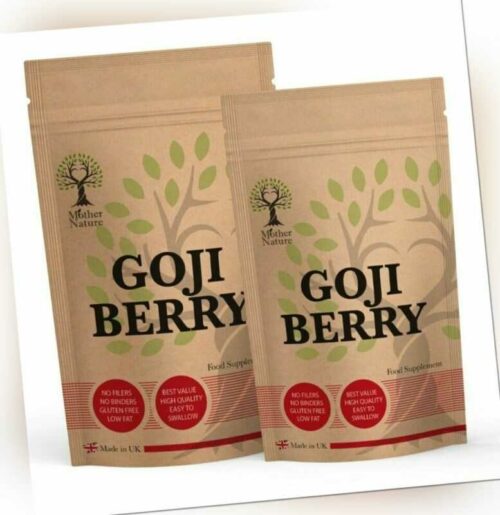 Goji Berry Extrakt 12000mg vegane Kapseln echte natürliche Ergänzung Antioxidans